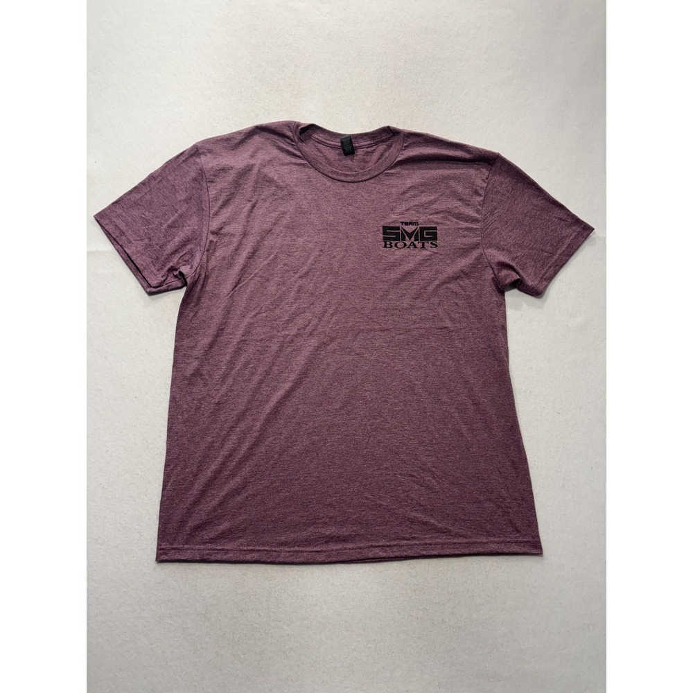 Gildan Shirt Mens XL Purple Team SMG Boats Axis Bennington Malibu Graphic Tee